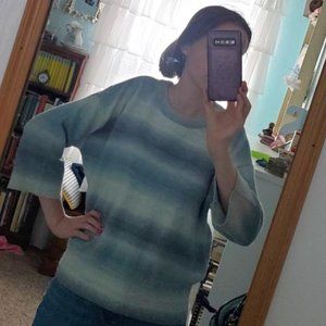 Ann Taylor Factory women's shades of blue sweater size XS
